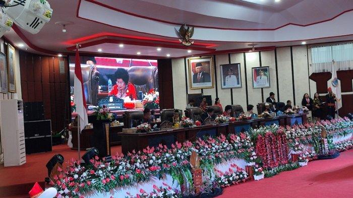 Suasana Rapat Paripurna Dalam Rangka Peringati HUT ke-400 Kota Manado