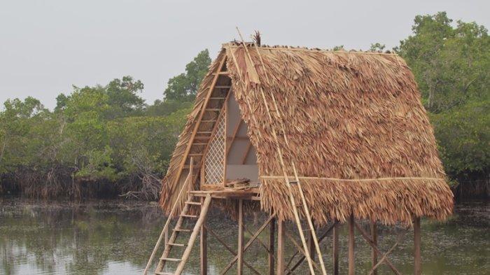 Suasana Wisata Darunu Mangrove Park yang berada di Kecamatan Wori Minahasa Utara Sulawesi Utara, Senin (6/11/2023).