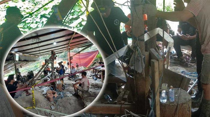 Suasana di Lokasi Tambang Tatelu, Minahasa Utara, Minggu (8/12/2024) siang.