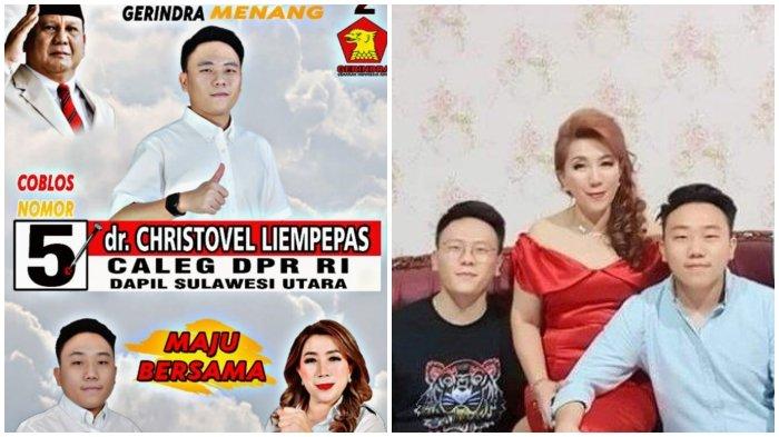 Pemilu 2024 Manado, Sulawesi Utara. Sekeluarga terpilih menjadi caleg ibu, anak, paman hingga ponakan.