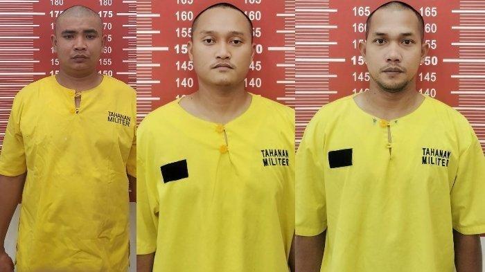 Tiga Oknum Paspampres TNI AD Praka RM (Terdakwa I), Praka HS (Terdakwa II) dan Praka J (Terdakwa III) Divonis Penjara Seumur Hidup Atas Pembunuhan Imam Masykur.
