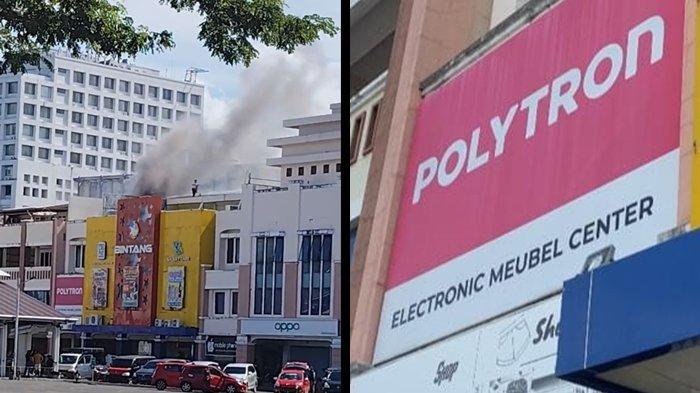 Breaking News : Kebakaran di Toko Elektronik Meubel Center Kawasan