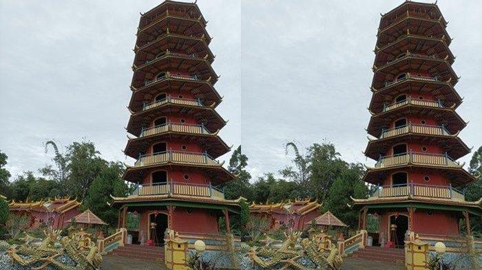 WISATA: Vihara Buddhayana. Turis Cina serbu Sulawesi Utara (Sulut) di awal April 2025.