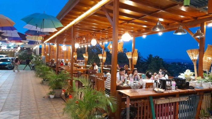 Villa Robert yang viral di Kota Manado, Sulawesi Utara, awal tahun 2024. 