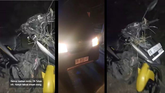 Viral Video Kecelakaan di Jalan Trans Sulawesi, Motor Saling Tabrak Gegara Ulah Sopir Gran Max: Laju