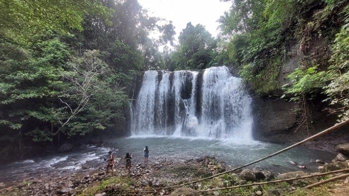 WISATA - Air Terjun Kadadima yang terletak di Desa Laine, Kecamatan Manganitu Selatan, Kabupaten Sangihe, Sulawesi Utara (Sulut).