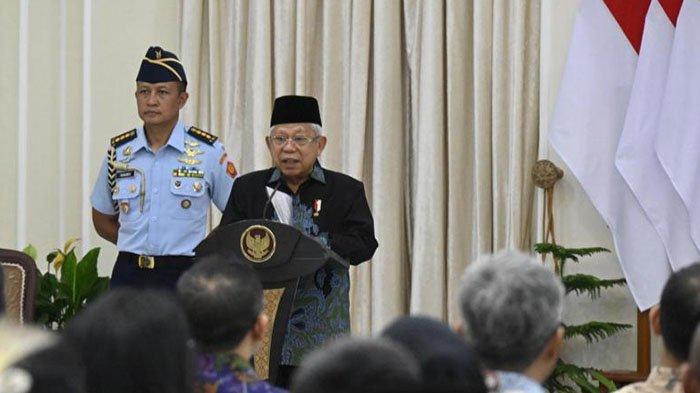 Dalam sambutannya, Wakil Presiden Republik Indonesia Kyai Haji Ma'ruf Amin mengapresiasi badan publik yang terus meningkatkan kepatuhan dalam melaksanakan keterbukaan informasi.