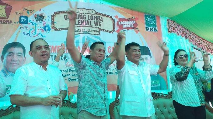 Weny Gaib saat bersama Yulius Selvanus Komaling di Kotamobagu