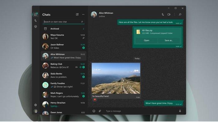WhatsApp desktop