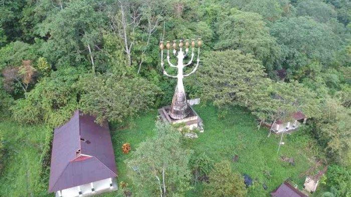 Wisata Religi Kaki Dian Airmadidi Minut Sulawesi Utara pada Hari Selasa (5/12/2023). (tribunmanado.co.id/Wendia Putra Paputungan)