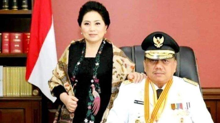 Gubernur Sulawesi Utara, Olly Dondokambey, dan istri, Rita Maya Tamuntuan.