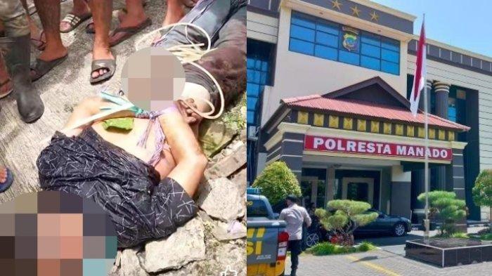 PEMBACOKAN - Seorang pria berinisial EK (43) ditangkap Polresta Manado di Kembes Satu, Kecamatan Tombulu, Kabupaten Minahasa, Sulawesi Utara, Sabtu (15/2/2025). Ia membacok empat orang.