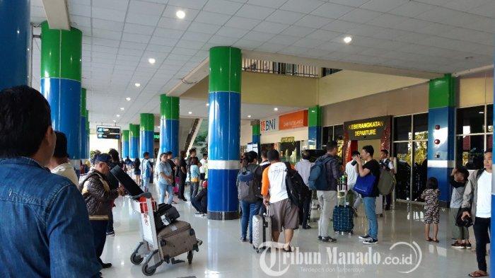 Begini Suasana di Bandara Sam Ratulangi Manado - Tribunmanado.co.id