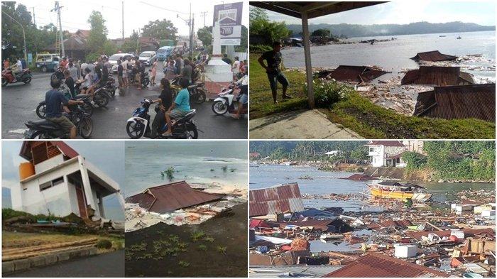 Bencana abrasi yang terjadi di Amurang, Kabupaten Minahasa Selatan, Provinsi Sulawesi Utara, Rabu (15/6/2022) lalu.