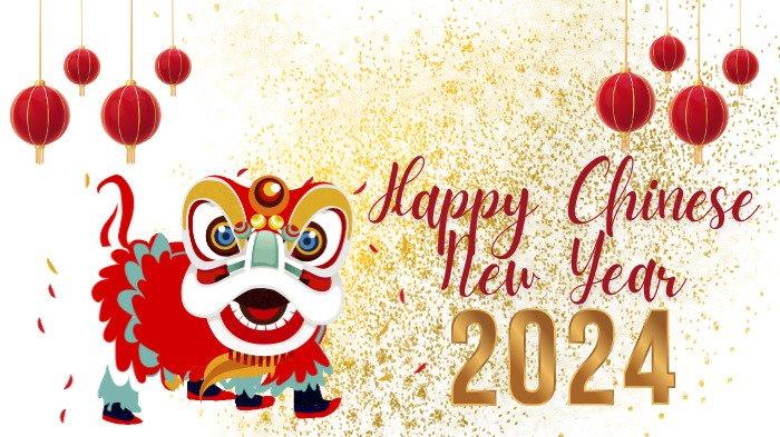 Poster Tahun Baru Imlek 2024