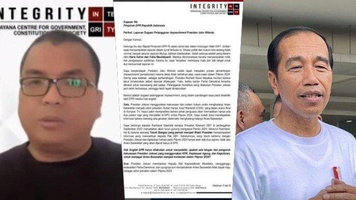 Denny Indrayana kirim surat terbuka soal Presiden Jokowi wajib diberhentikan.