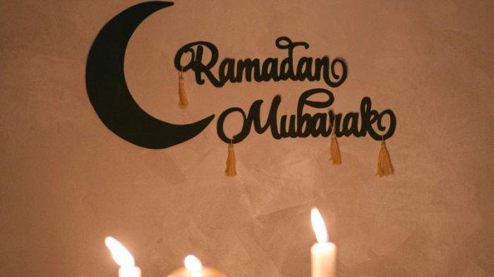 Ilustrasi bulan Ramadan.