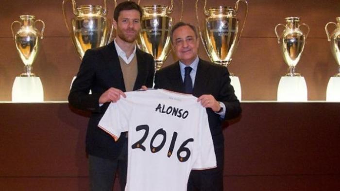 Gelandang Real Madrid, Xabi Alonso.