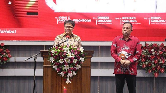 Wali Kota Manado Andrei Angouw dan Wakil Wali Kota Manado Richard Sualang.