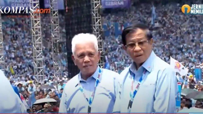 Suasana kampanye Prabowo-Gibran di Stadion GBK, Senayan, Jakarta Pusat, Sabtu (10/2/2024).