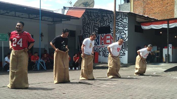 Kemeriahan HUT RI Memberi Makna Positif di Lingkup BRI Kanca Bitung