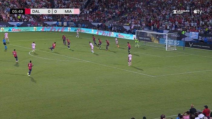 Lionel Messi Kembali Cetak Gol, Inter Miami Tertinggal Oleh FC Dallas. Laga Sedang Berlangsung.