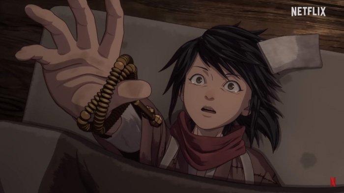 Anime Onimusha yang tayang di Netflix.