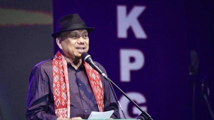 Pembukaan Perkemahan karya pemuda Gereja (GMIM) 2024 di Bumi Perkemahan Desa Laikit, Kecamatan Dimembe, Kabupaten Minahasa Utara, provinsi Sulawesi Utara (Sulut), Senin (1/7/2024).
