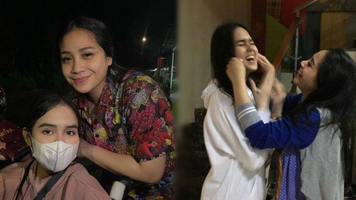 Potret keakraban Laura Anna dan Nagita Slavina; foto diunggah di Instagram pada 12 Desember 2021.