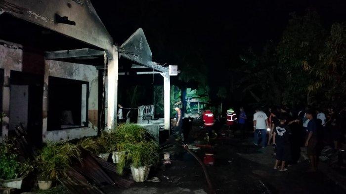 Potret kebakaran yang terjadi di Desa Koka, Kabupaten Minahasa, Jumat (28/7/2023)