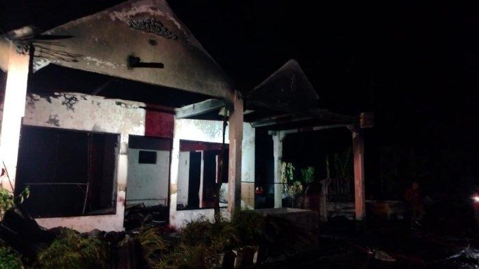 Potret kebakaran yang terjadi di Desa Koka, Kabupaten Minahasa, Jumat (28/7/2023)