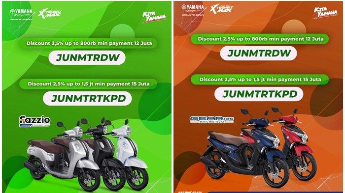 PT Hasjrat Abadi selaku Main Dealer resmi Yamaha pun memanjakan konsumen setia Yamaha dengan promo penjualan spesial di bulan Juni ini