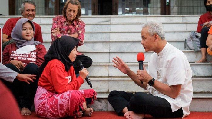 Puisi Surat Cinta, Ucapan Terima Kasih Difabel Semarang untuk Ganjar Pranowo