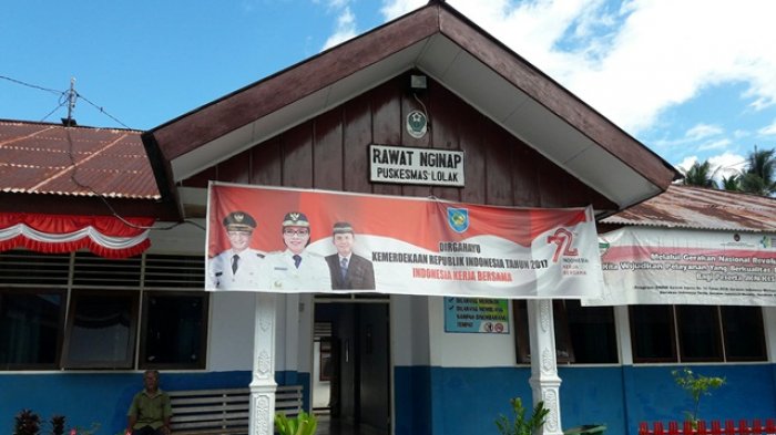 Puskesmas lolak satu-satunya puskesmas rawat inap yang punya dua dokter, pada Selasa (5/9/2017)
