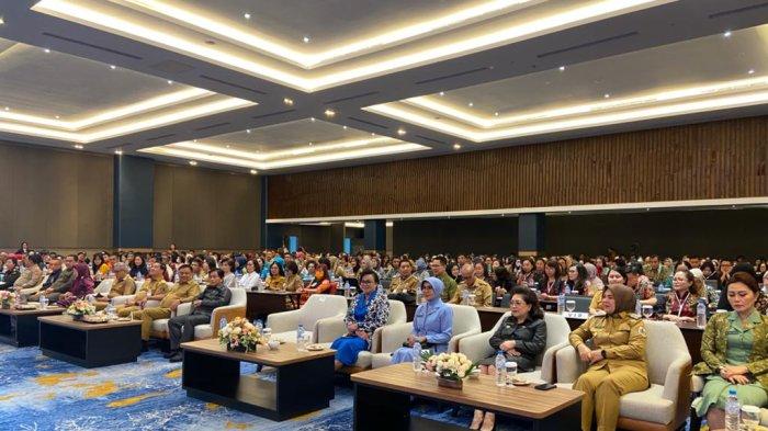 Rapat Kerja Kesehatan Daerah (Rakerkesda) Provinsi Sulawesi Utara di Hotel The Sentra Manado, Selasa (4/7/2023).