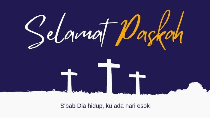Poster Jumat Agung dan Paskah 2024