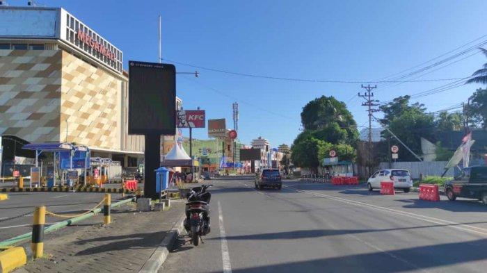Natal Kedua, Jalan-jalan Utama Manado Sepi