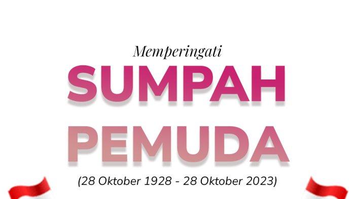 Poster ucapan selamat hari sumpah pemuda