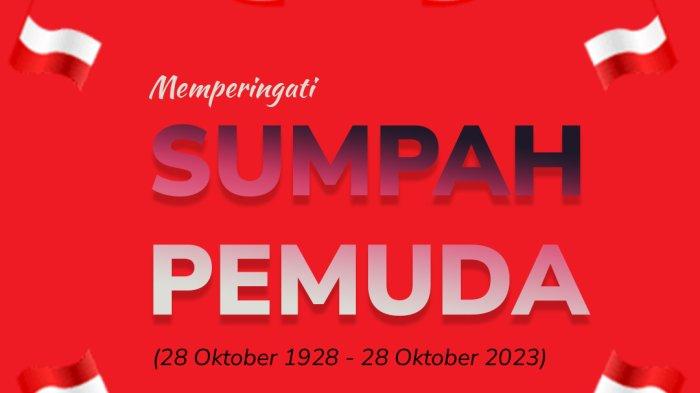 Poster ucapan selamat hari sumpah pemuda