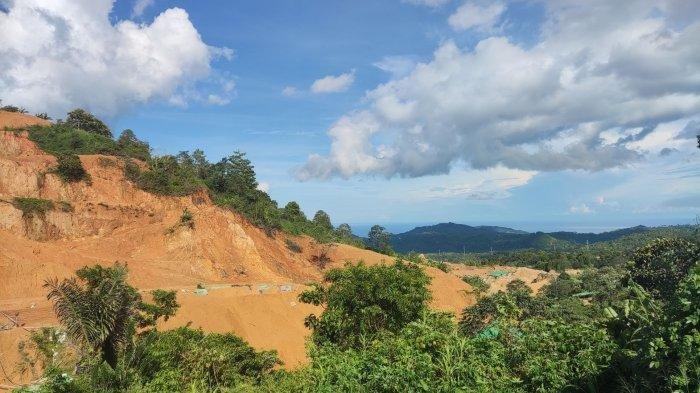 Lokasi tambang di Kecamatan Modayag, Kabupaten Boltim, Sulawesi Utara (Sulut).