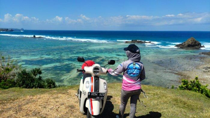 Touring ke Mandalika dengan Yamaha Fazzio Hybrid-Connected, Lady Biker Tetap Tampil Fashionable