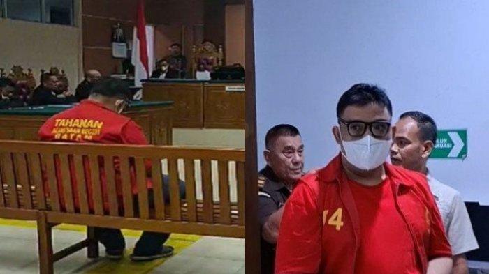 KASUS NARKOBA - Sidang putusan mantan Kasat Narkoba Polresta Barelang Satria Nanda terkait kasus peredaran narkoba. Ia menjual barang bukti narkoba 1 kilogram yang merupakan barang bukti sitaan anak buahnya.