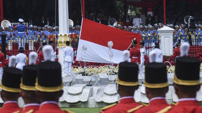 Upacara Kemerdekaan 17 Agustus di Istana Merdeka tahun 2018 LALU.