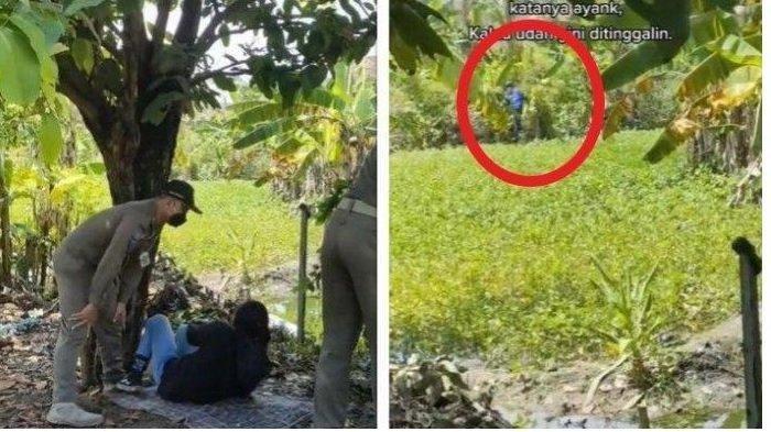 Viral Video Wanita Berjilbab Tergolek di Atas Tikar, Warganet Minta