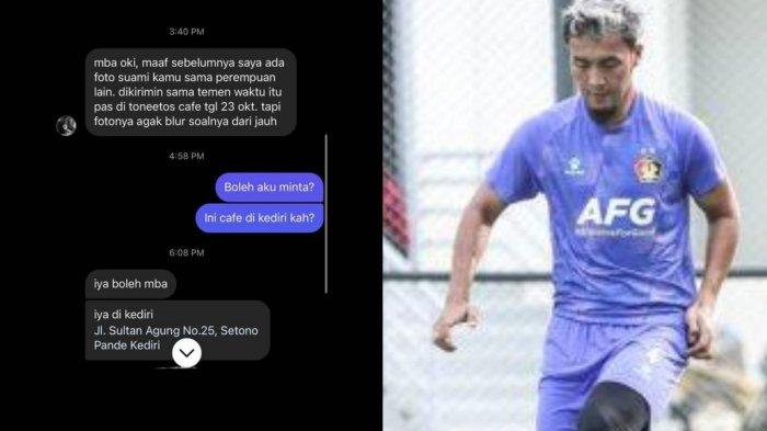 Beredar rumor Pemain Persik Kediri Gunawan Dwi Cahyo diduga berselingkuh dengan cewek lain yang diungkap oleh istrine Okie Agustina.