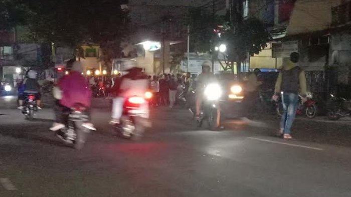 Situasi terkini di kawasan Tlogomas, Malang, Minggu (25/6/2023) malam.