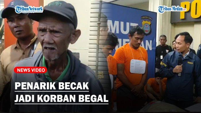 Seorang tukang becak motor di Kota Medan, bernama M Yatim (80) warga Jalan Bromo, Lorong Karya Sama, Nomor 16, Kecamatan Medan Area, menjadi korban begal.