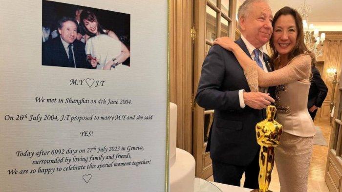 19 Tahun Tunangan, Michelle Yeoh dan Jean Todt Akhirnya Menikah