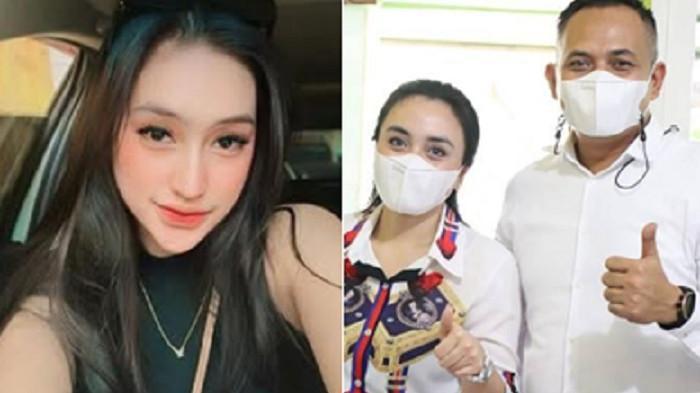 ISTRI KOMPOL YOGI -- (kiri) Misri / (kanan) Kompol Yogi dan istri | Istri Kompol Yogi Curhat sebelum Suami Liburan dengan Misri, Singgung Soal Takdir dan Kepercayaan