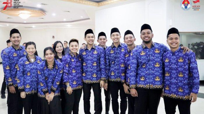 27 atlet resmi diangkat menjadi PNS Kemenpora, Rabu (5/7/2023).